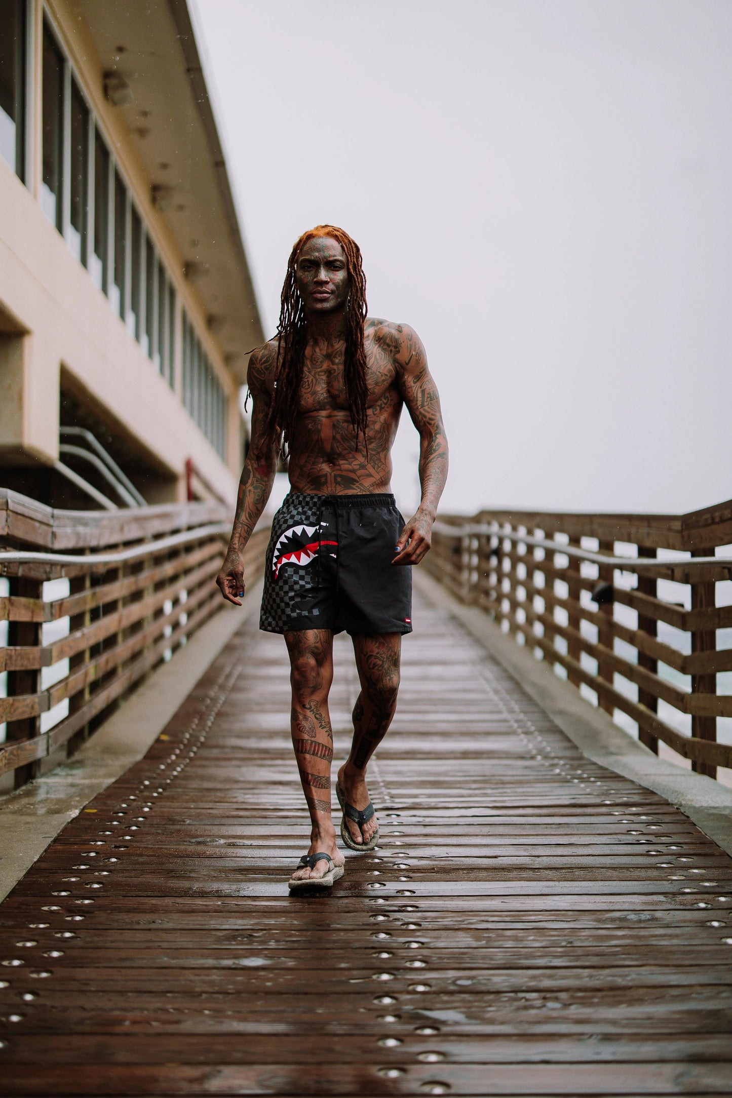 Sprayground Best Seller | SPEED SHARK SIDE SWIPE SWIM SHORTS