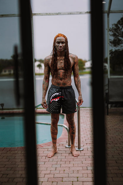 Sprayground Best Seller | SPEED SHARK SIDE SWIPE SWIM SHORTS