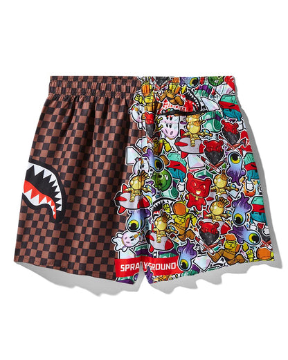 Sprayground Recommended | STICKER CREW SWIM SHORTS