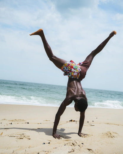 Sprayground Recommended | STICKER CREW SWIM SHORTS
