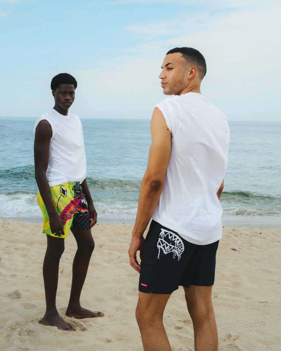 Sprayground Exclusive | SLIME DIME SWIM SHORTS