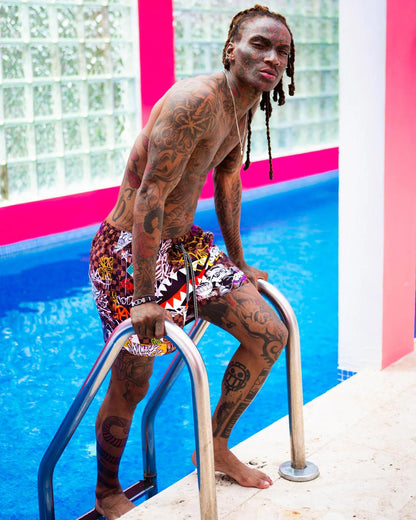 Sprayground New | SHARKS IN PARIS JETSKI SWIM TRUNKS