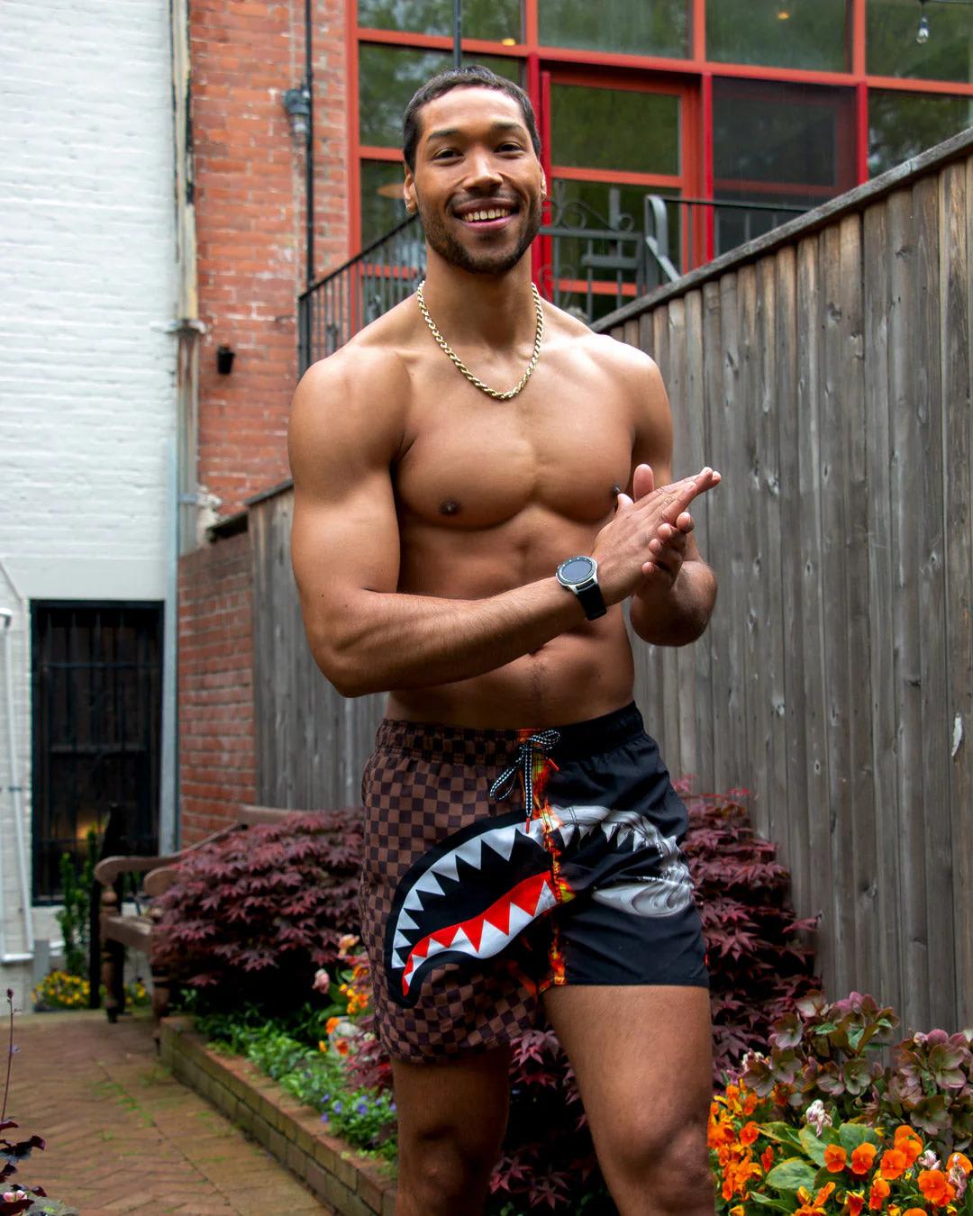 Sprayground Best Seller | SHARKS IN PARIS UNSTOPPABLE SWIM TRUNKS