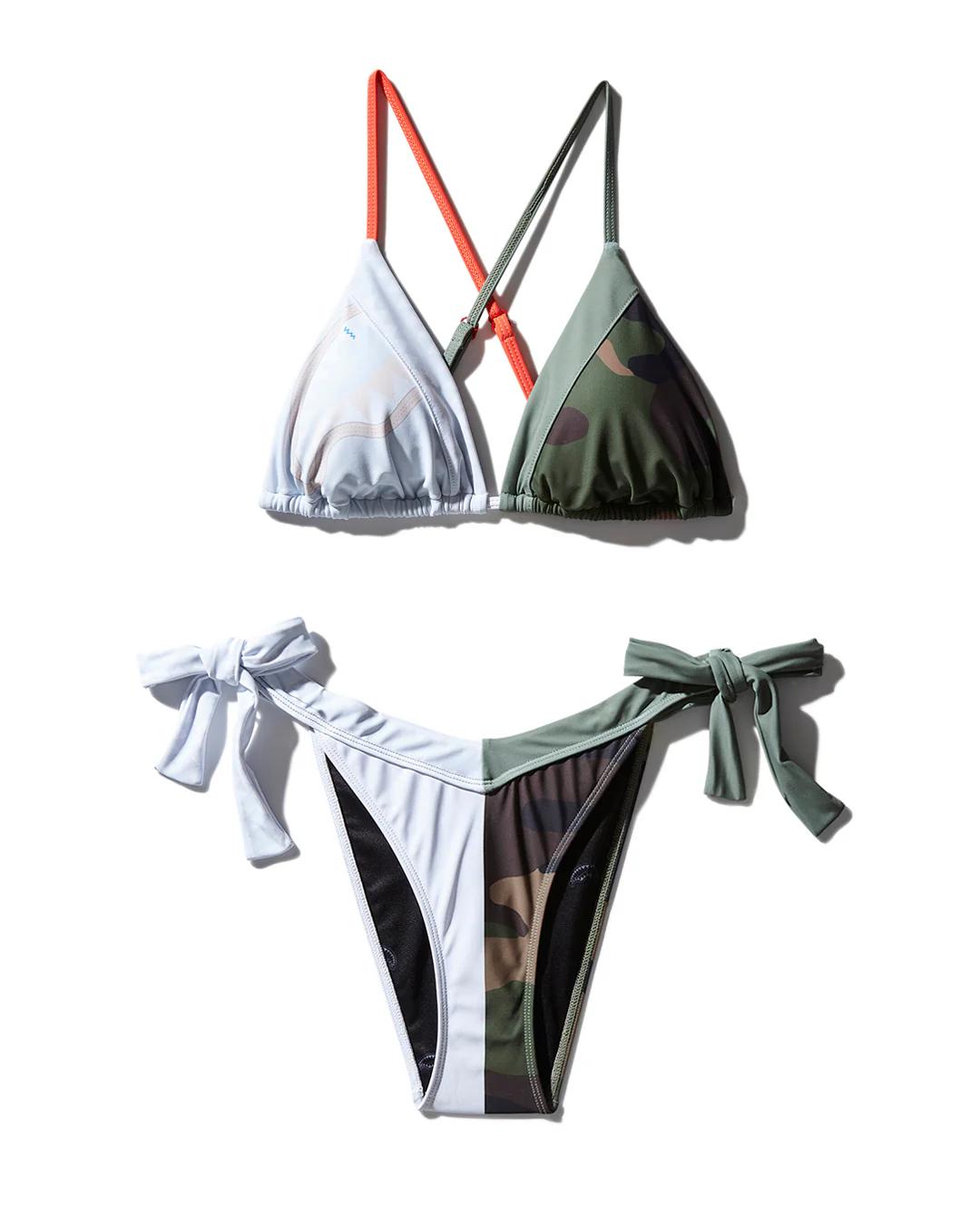Sprayground Signature | SPLIT BITE CAMO BIKINI