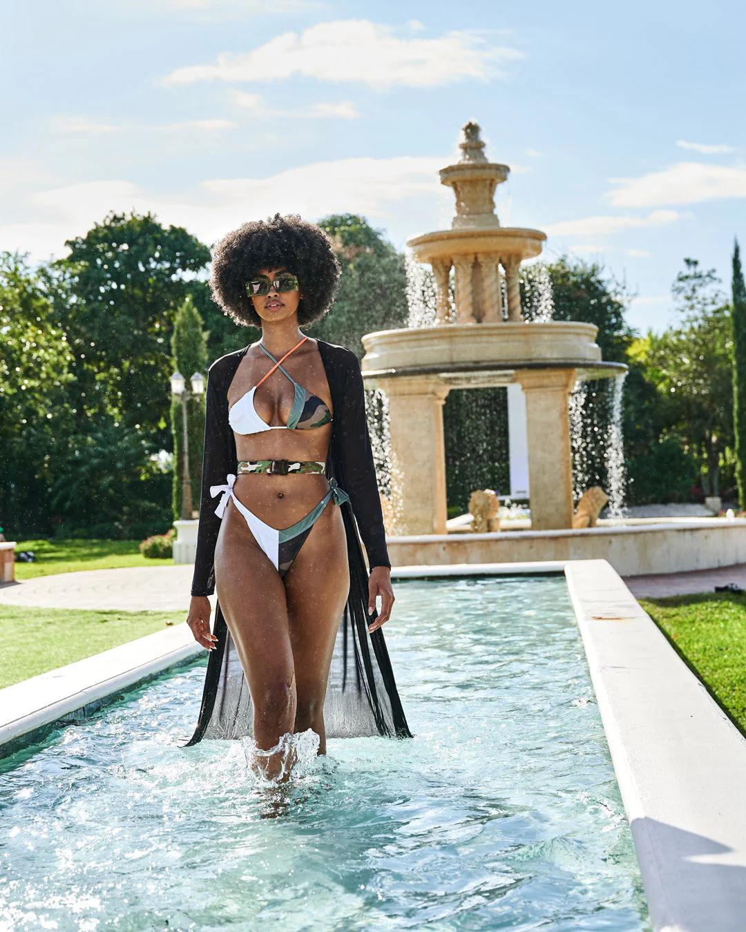 Sprayground Signature | SPLIT BITE CAMO BIKINI