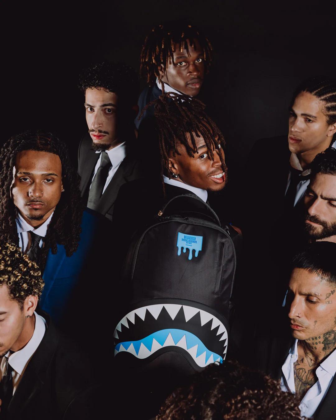 Sprayground Recommended | SHARK CENTRAL PASSPORT (BLUE) BACKPACK