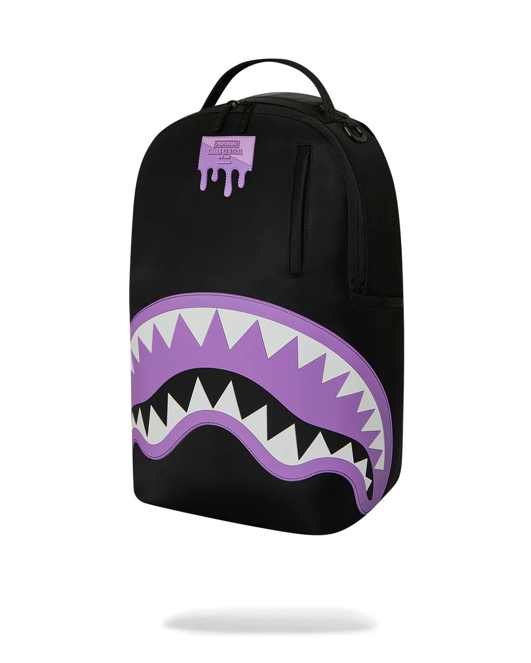 Sprayground Exclusive | SHARK CENTRAL PASSPORT (PURPLE) BACKPACK