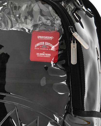 Sprayground Popular | SHARK CENTRAL - CLEAR BACKPACK