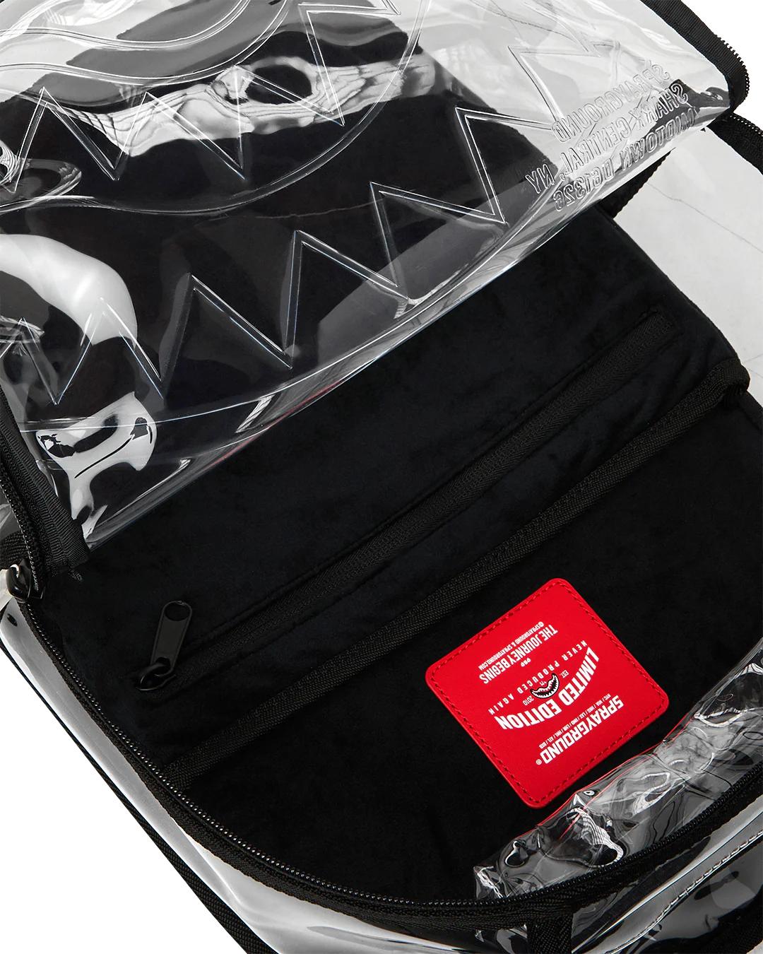 Sprayground Popular | SHARK CENTRAL - CLEAR BACKPACK