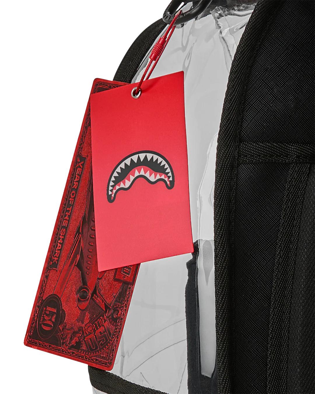 Sprayground Popular | SHARK CENTRAL - CLEAR BACKPACK
