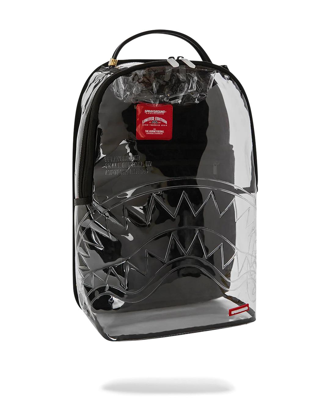 Sprayground Popular | SHARK CENTRAL - CLEAR BACKPACK