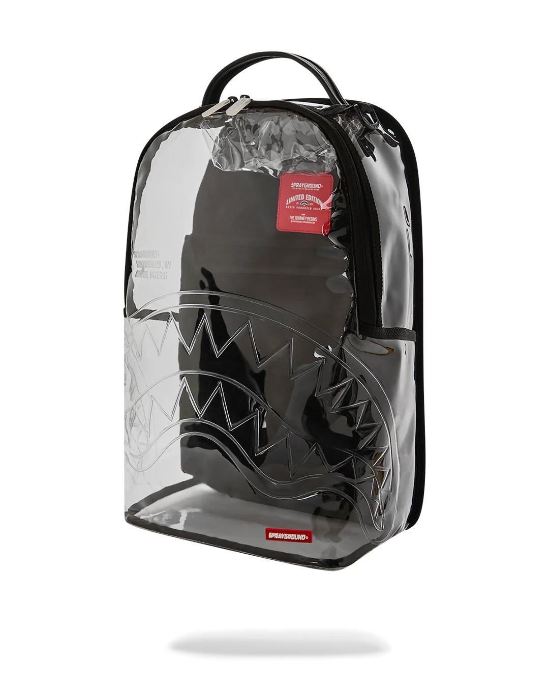Sprayground Popular | SHARK CENTRAL - CLEAR BACKPACK