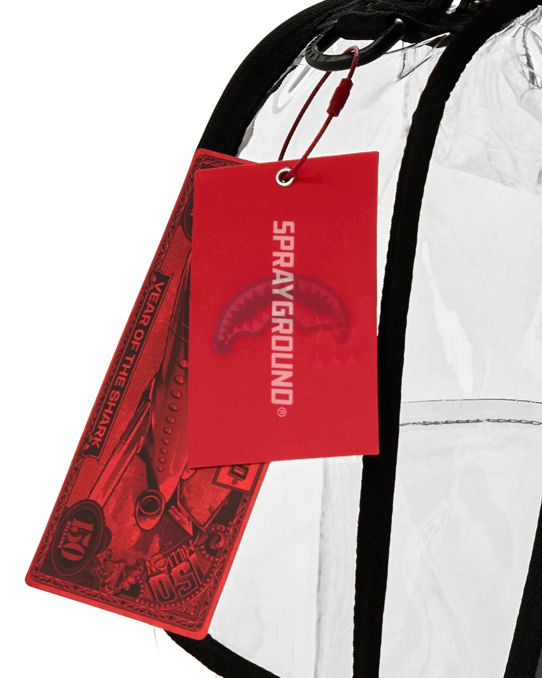 Sprayground Trending | FULLY CLEAR EMBOSSED BOSS BACKPACK