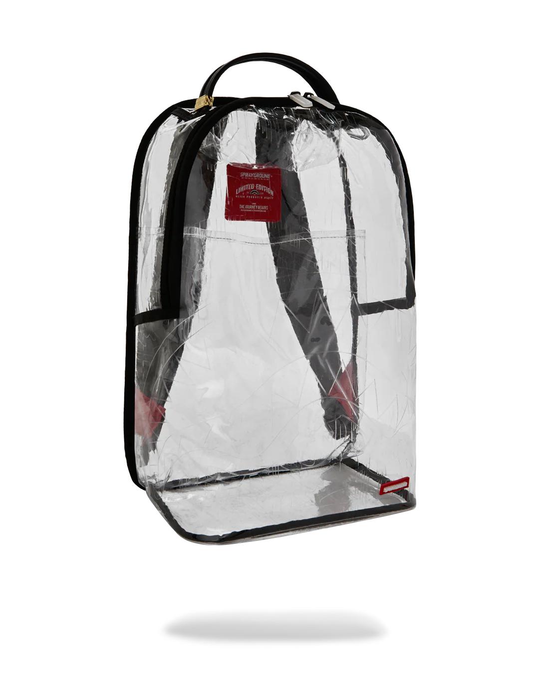 Sprayground Trending | FULLY CLEAR EMBOSSED BOSS BACKPACK