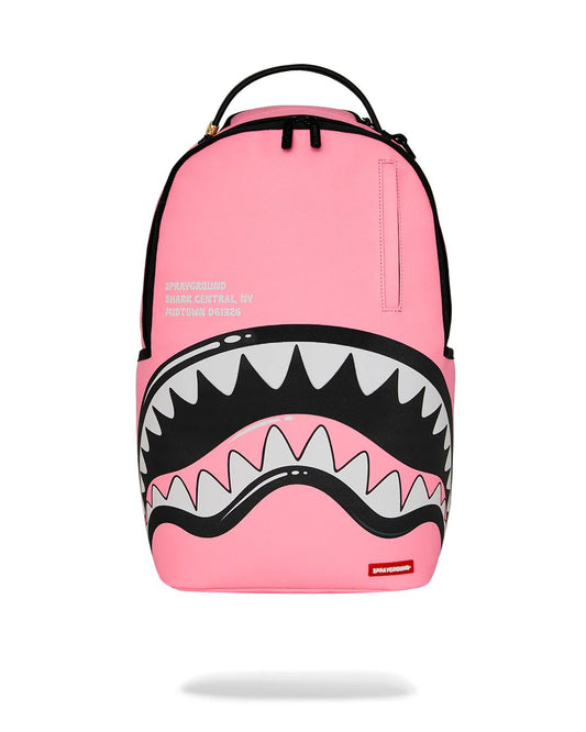 Sprayground Essential | SHARK CENTRAL BUBBLE SHARK (PINK) BACKPACK