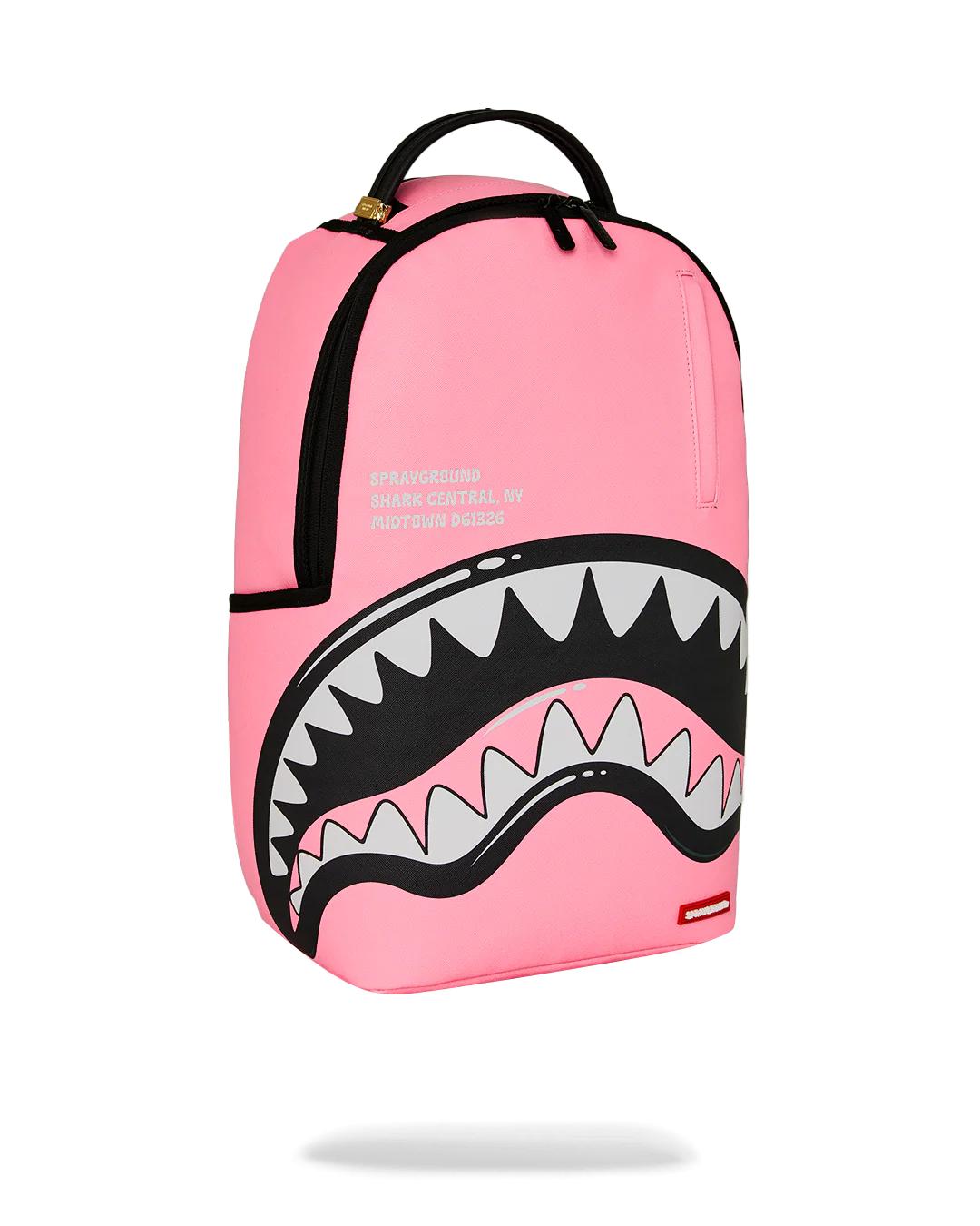 Sprayground Essential | SHARK CENTRAL BUBBLE SHARK (PINK) BACKPACK