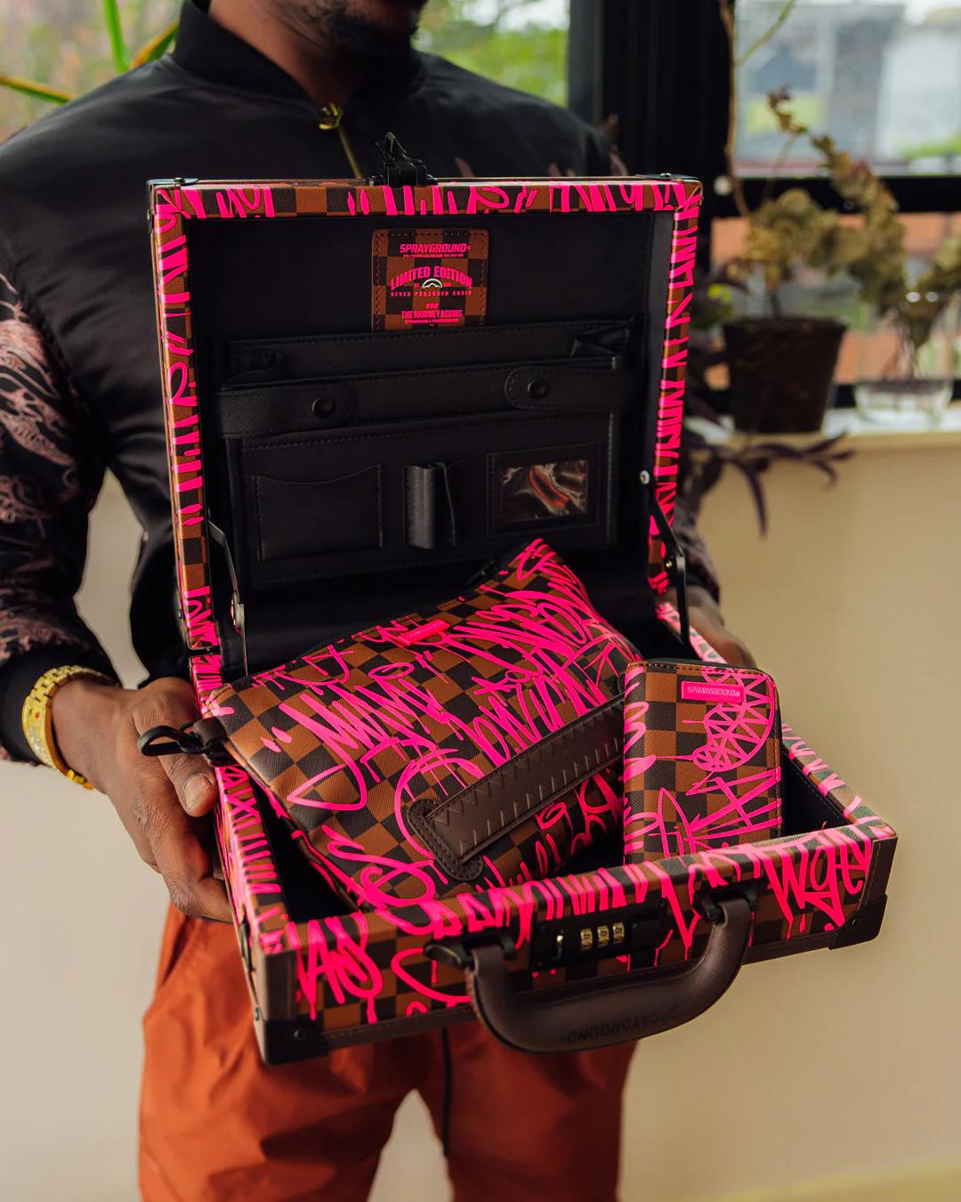 Sprayground Signature | JETGRAPHIX ATTACHÉ BRIEFCASE