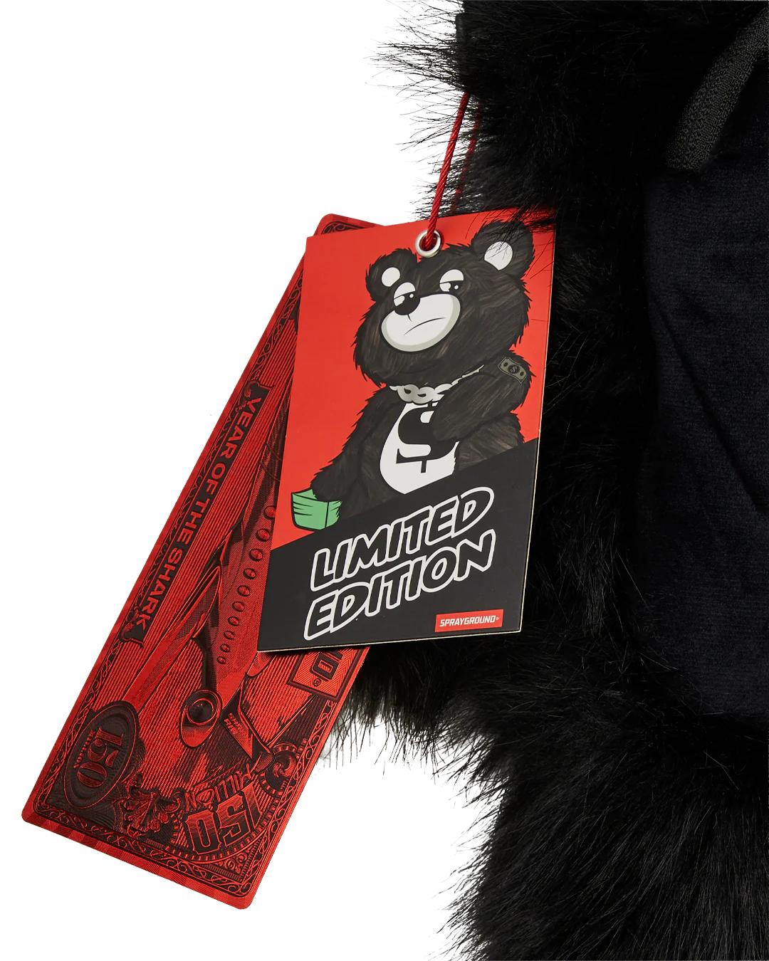 Sprayground Premium | FURZILLA SHARK (NIGHT) BEAR CUB CROSSBODY