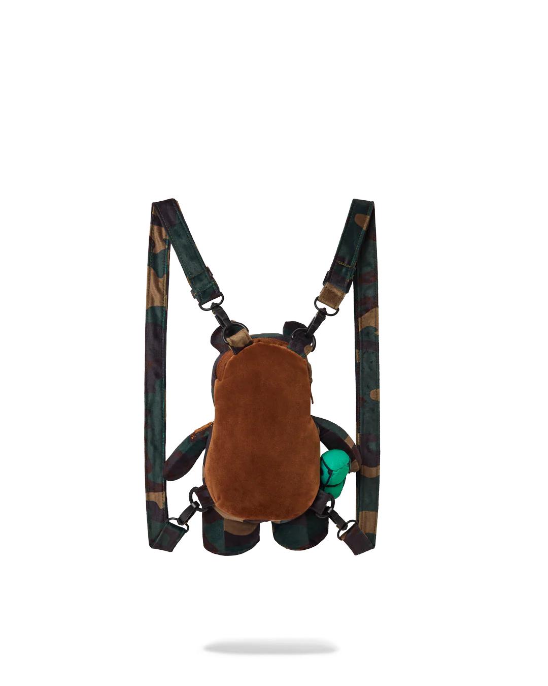 Sprayground Exclusive | BEARCUB BACKPACK - CAMOCHECK MONEYBEAR
