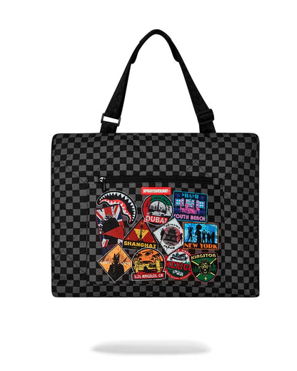 Sprayground Premium | GLOBAL MOGUL UNLIMITED MILES PACKABLE BEACH MAT BLANKET WATER RESISTAN