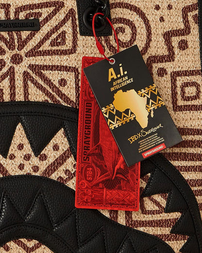Sprayground Featured | A.I. PALM MIRAGE SHARK LUXE BEACH TOTE