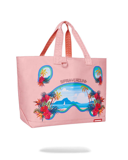 Sprayground Popular | BORA BORA SHARK ISLAND VILLA BEACH TOTE