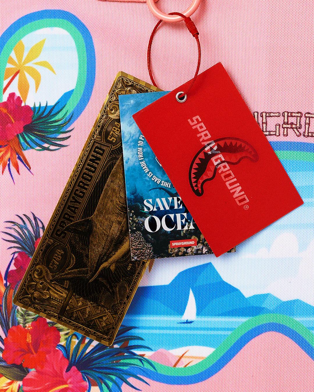 Sprayground Popular | BORA BORA SHARK ISLAND VILLA BEACH TOTE