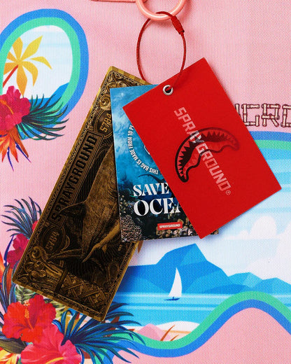 Sprayground Popular | BORA BORA SHARK ISLAND VILLA BEACH TOTE