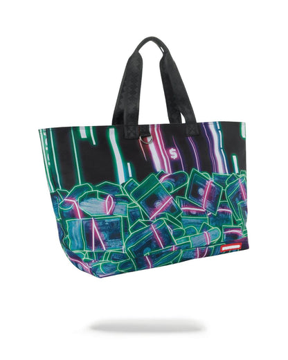 Sprayground Premium | 暗号通貨スタック (CRYPTO STACKS) TOTE
