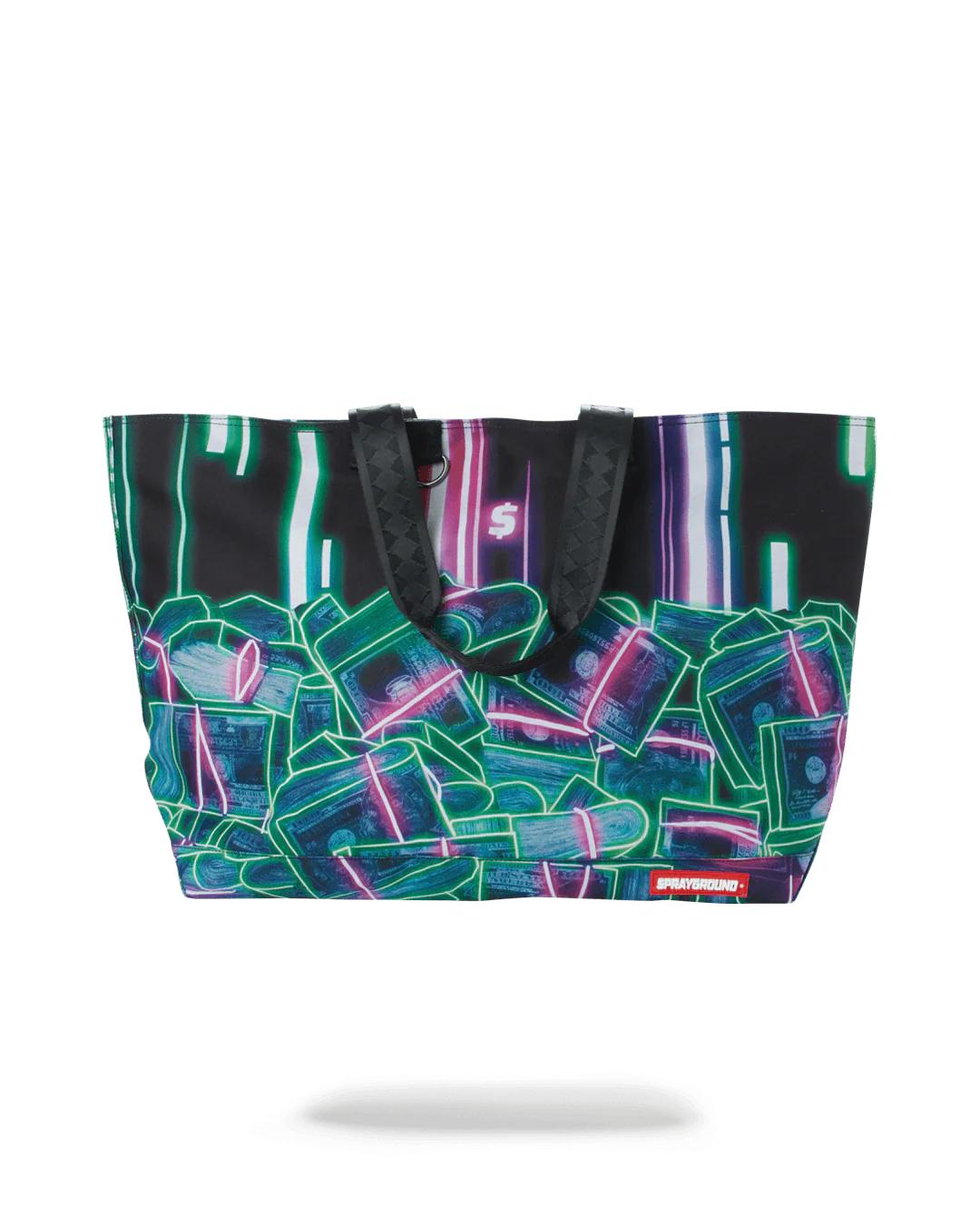 Sprayground Premium | 暗号通貨スタック (CRYPTO STACKS) TOTE