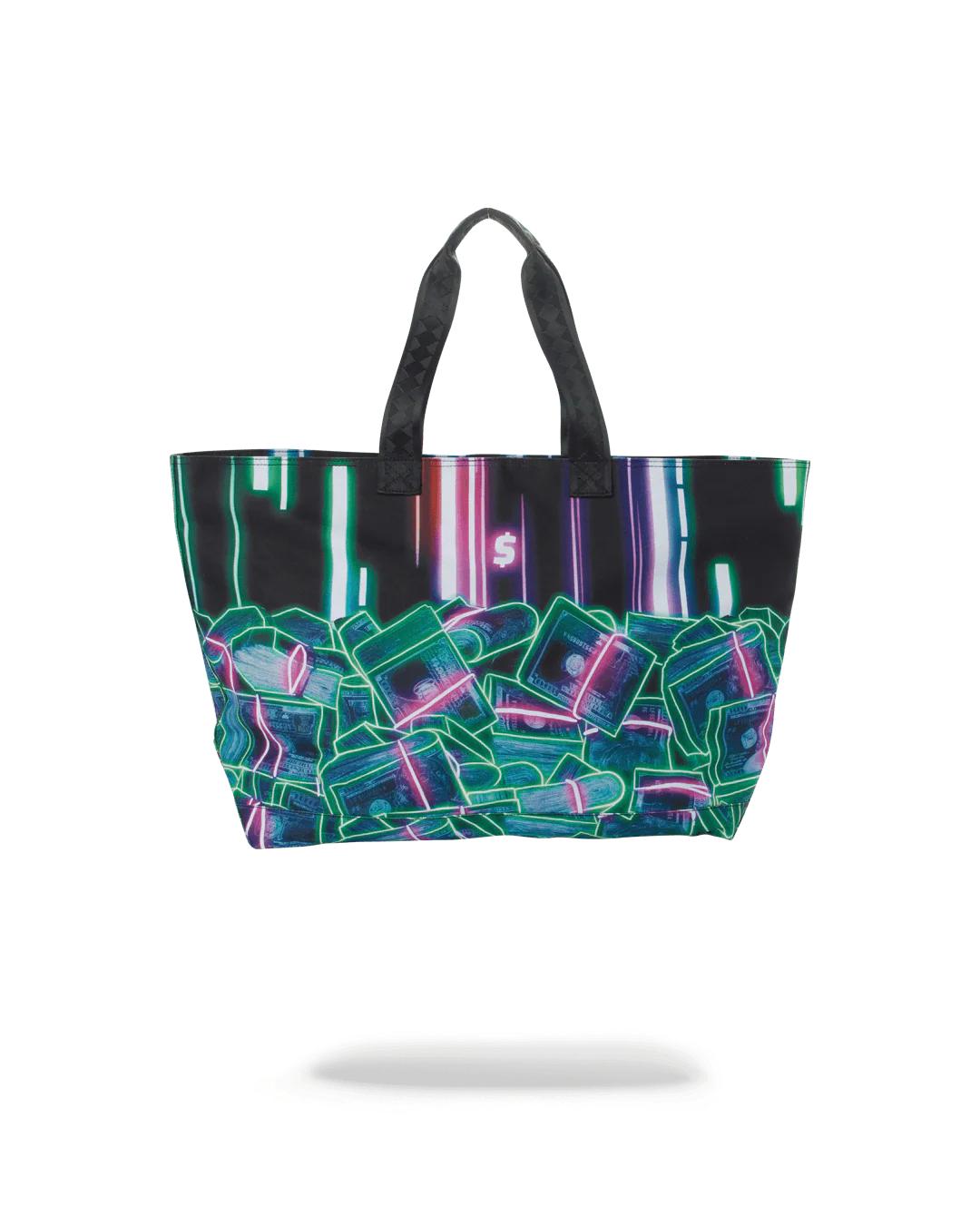 Sprayground Premium | 暗号通貨スタック (CRYPTO STACKS) TOTE