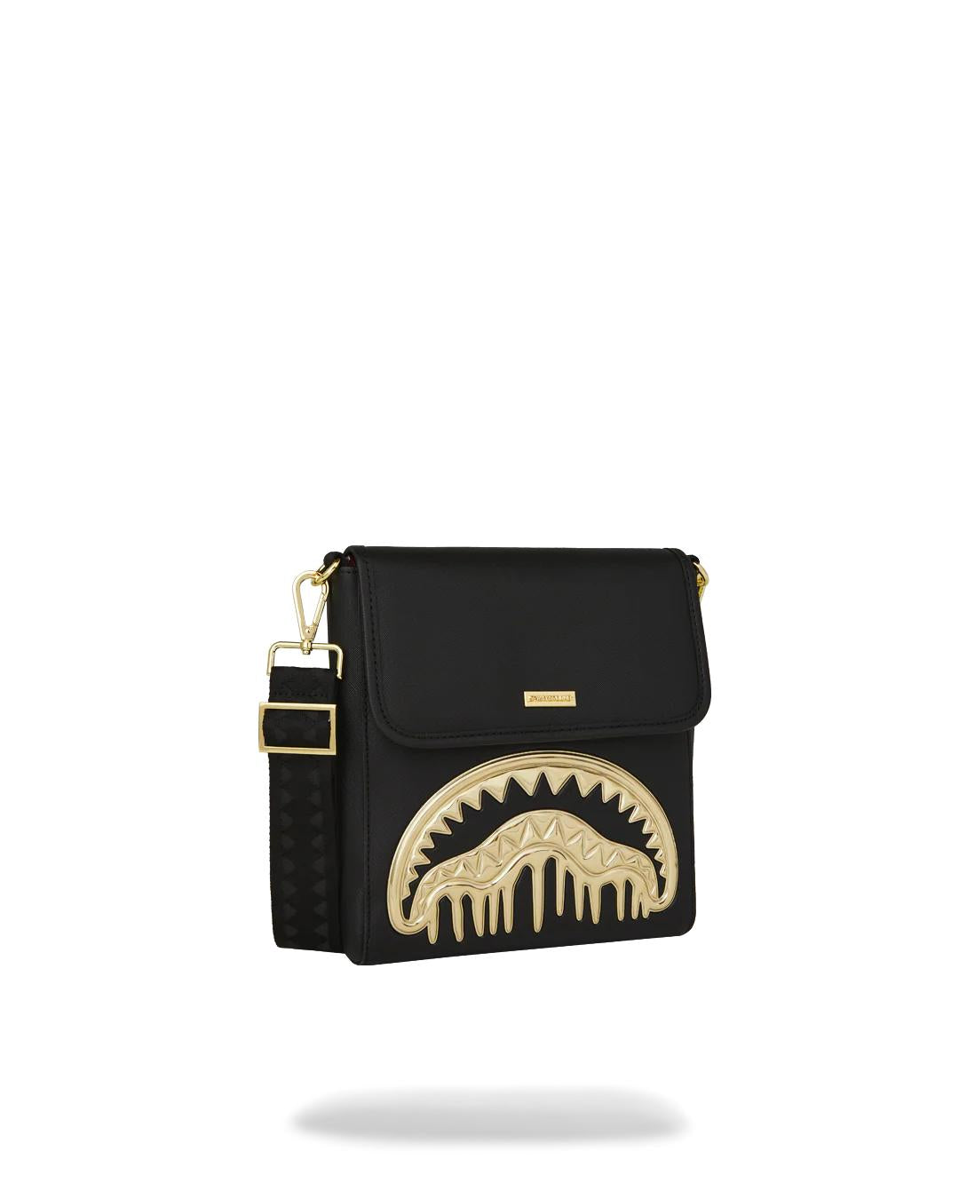 Sprayground Recommended | GOLDHEART SHARK DRIP MESSENGER SLING