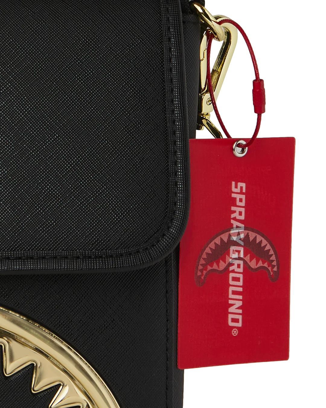 Sprayground Recommended | GOLDHEART SHARK DRIP MESSENGER SLING