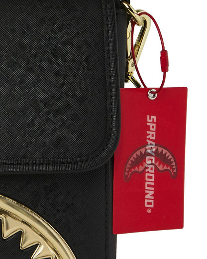 Sprayground Recommended | GOLDHEART SHARK DRIP MESSENGER SLING
