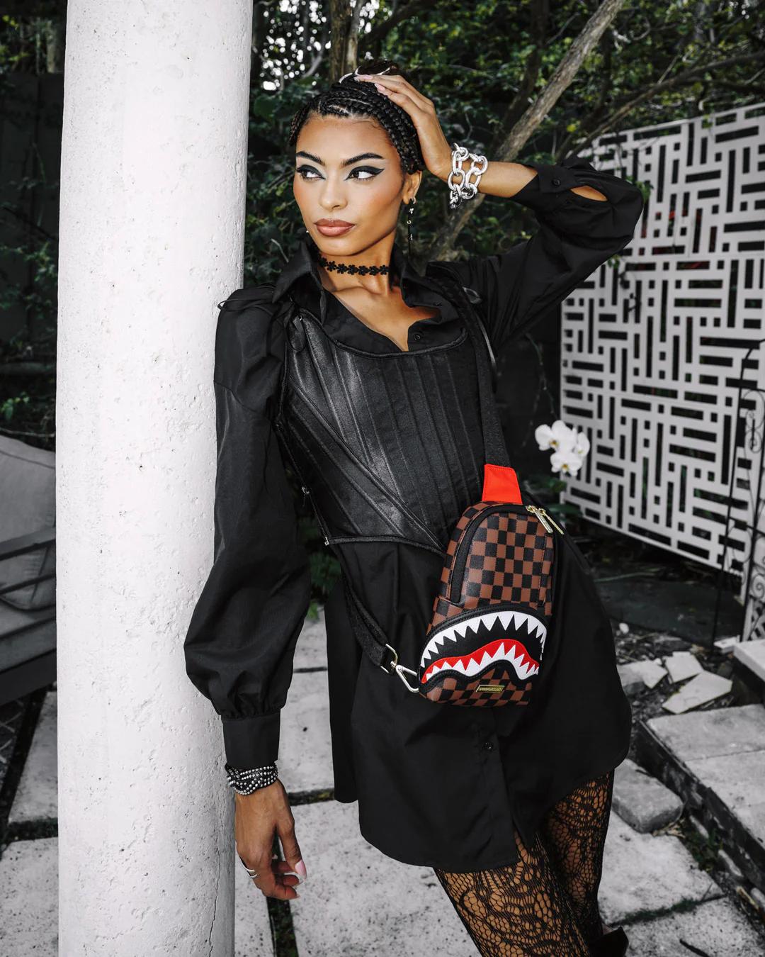 Sprayground Featured | SAWTOOTH SHARKS IN PARIS ONE-STRAP SLING
