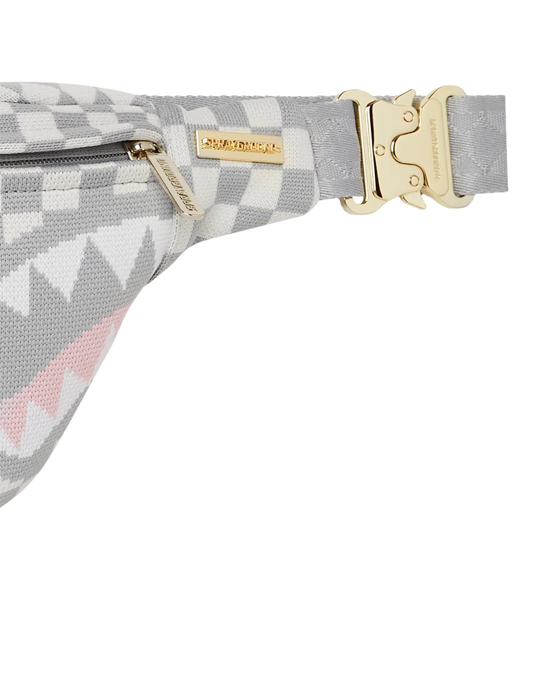 Sprayground Featured | KNIT SHARKS IN PARIS IN CREAM SAVVY CROSSBODY