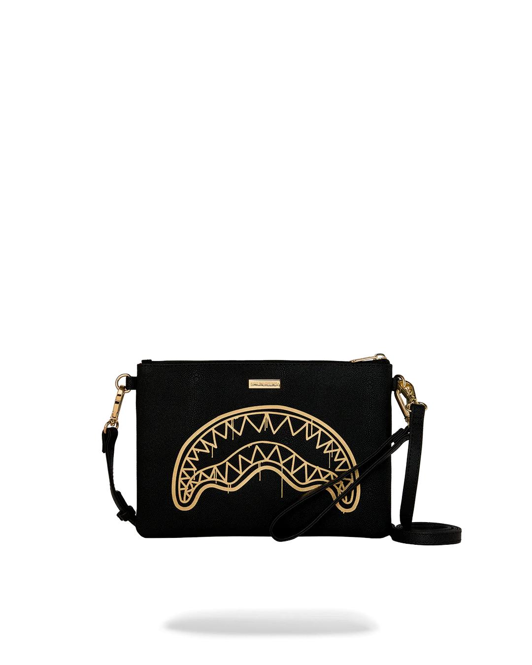 Sprayground Signature | GOLD FANG CROSSOVER CLUTCH