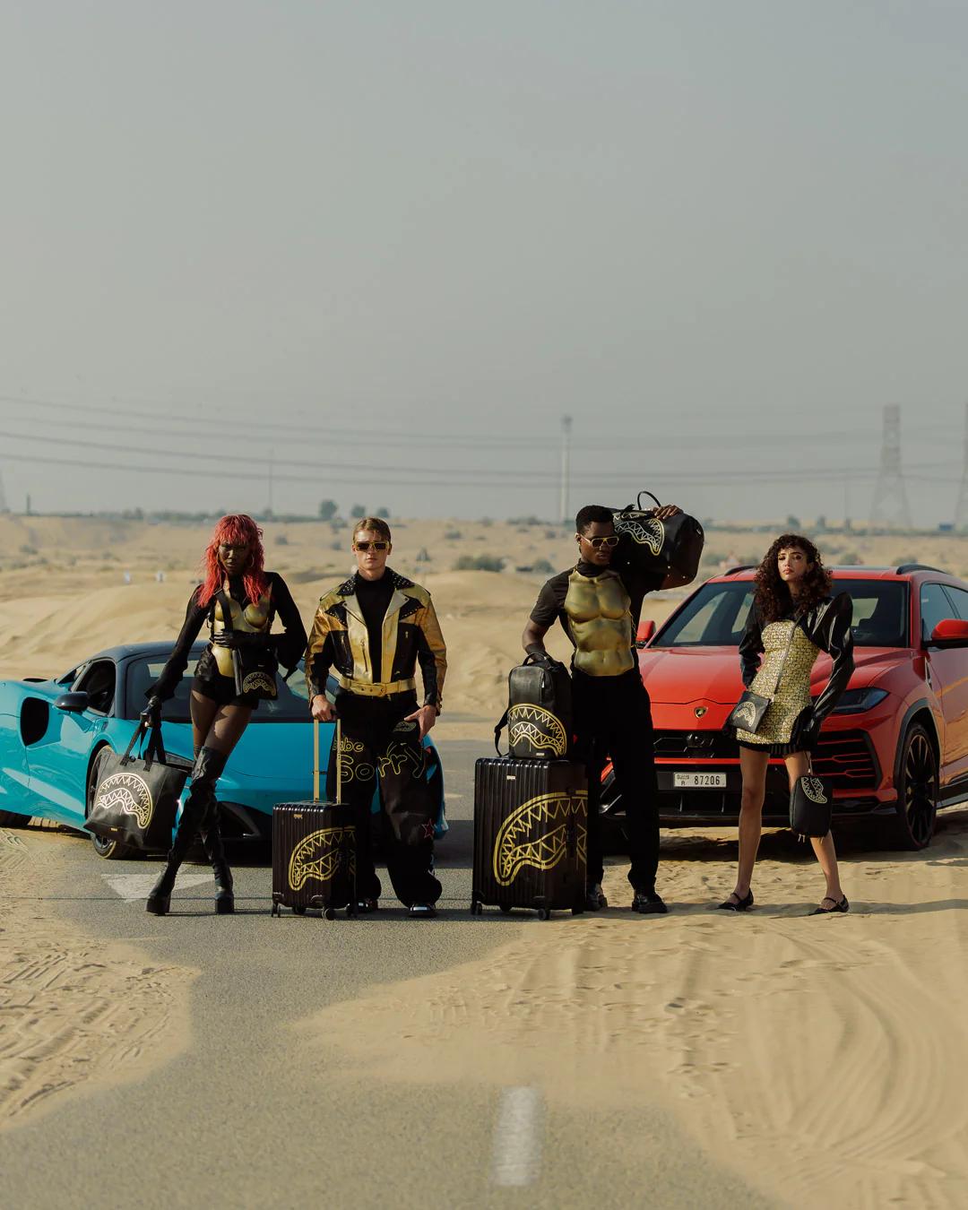 Sprayground Signature | GOLD FANG CROSSOVER CLUTCH