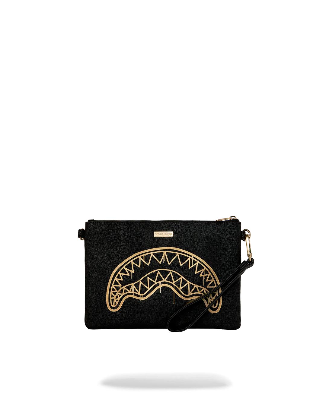 Sprayground Signature | GOLD FANG CROSSOVER CLUTCH