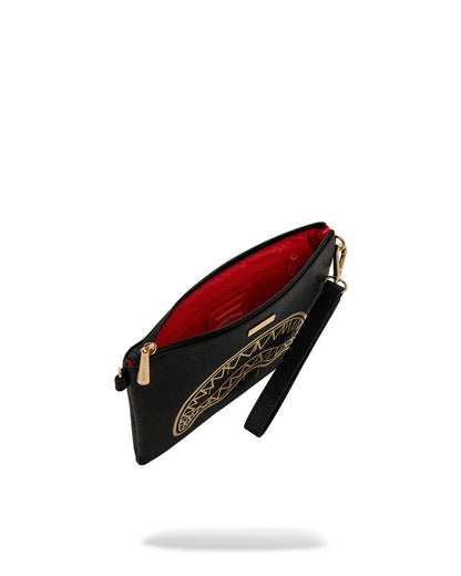 Sprayground Signature | GOLD FANG CROSSOVER CLUTCH