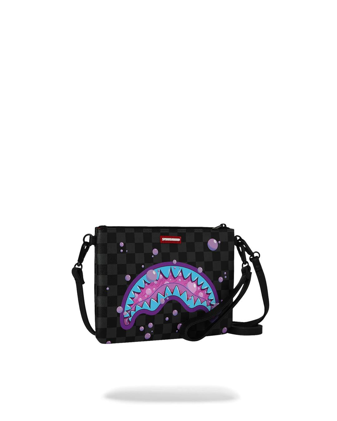 Sprayground Popular | PURPLE SLIME SHARK CROSSOVER CLUTCH
