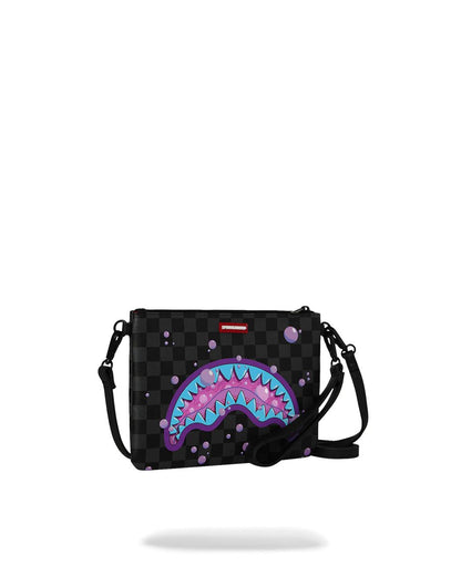Sprayground Popular | PURPLE SLIME SHARK CROSSOVER CLUTCH