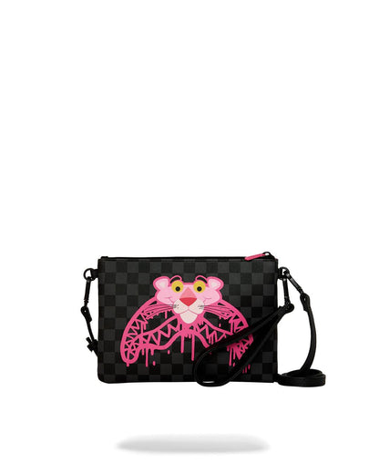 Sprayground Best Seller | PINK PANTHER DIAMOND SHARK CROSSOVER CLUTCH