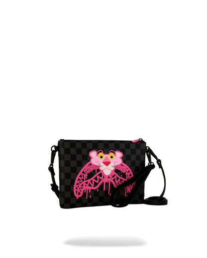 Sprayground Best Seller | PINK PANTHER DIAMOND SHARK CROSSOVER CLUTCH