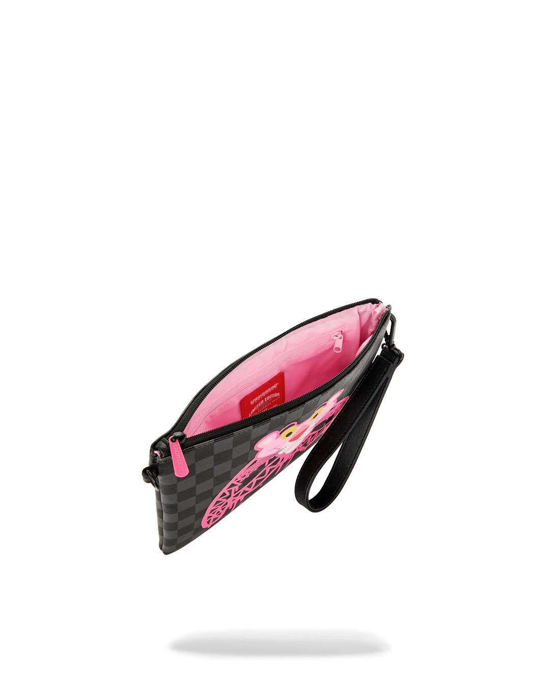 Sprayground Best Seller | PINK PANTHER DIAMOND SHARK CROSSOVER CLUTCH