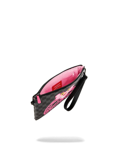 Sprayground Best Seller | PINK PANTHER DIAMOND SHARK CROSSOVER CLUTCH
