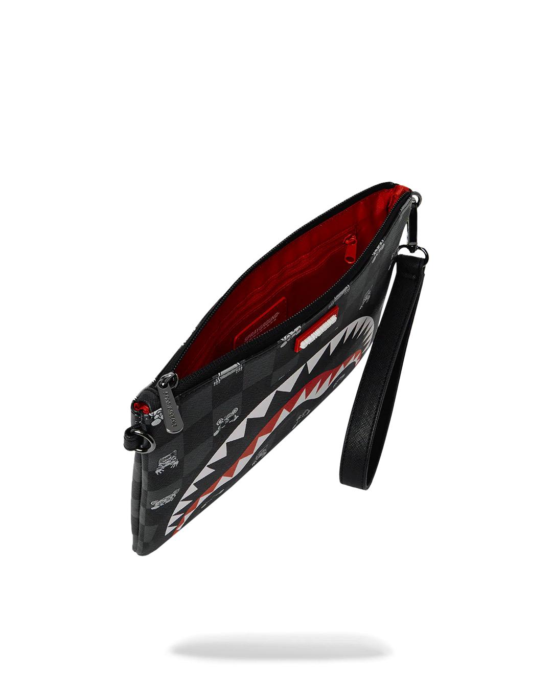 Sprayground Signature | SHARK MOB HIDEOUT CROSSOVER CLUTCH