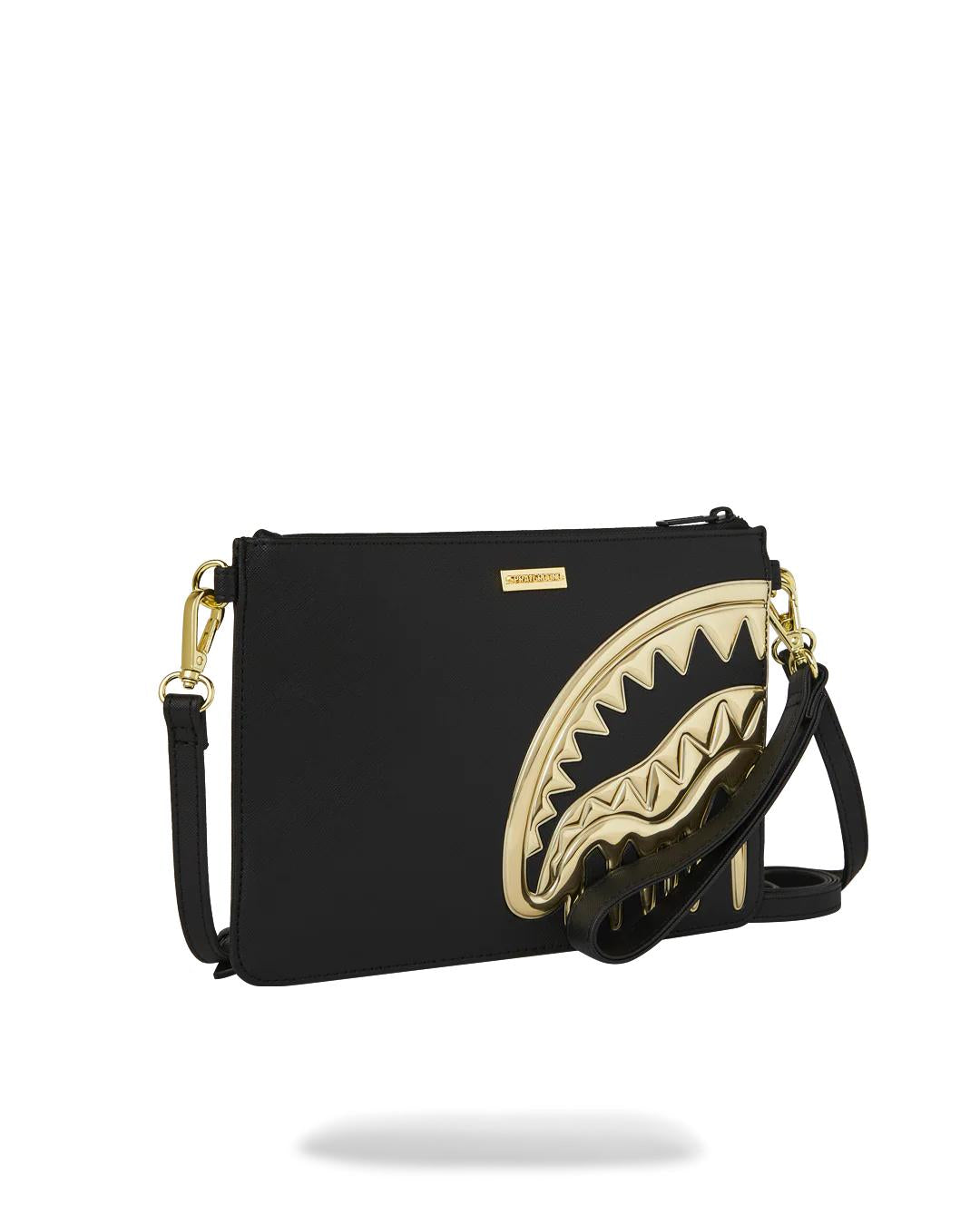Sprayground Signature | GOLDHEART SHARK DRIP CROSSOVER CLUTCH