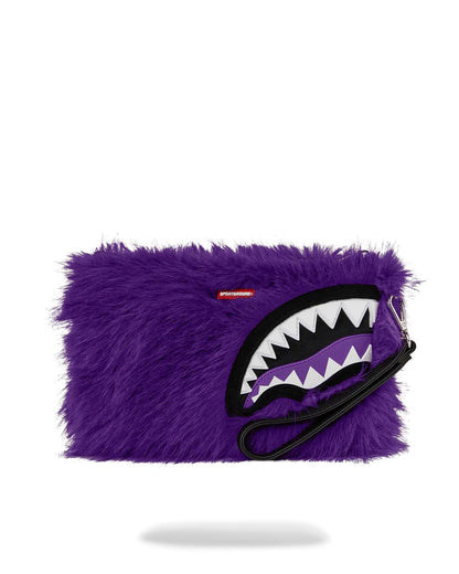 Sprayground Classic | FURZILLA SHARK (PURP) CROSSOVER CLUTCH