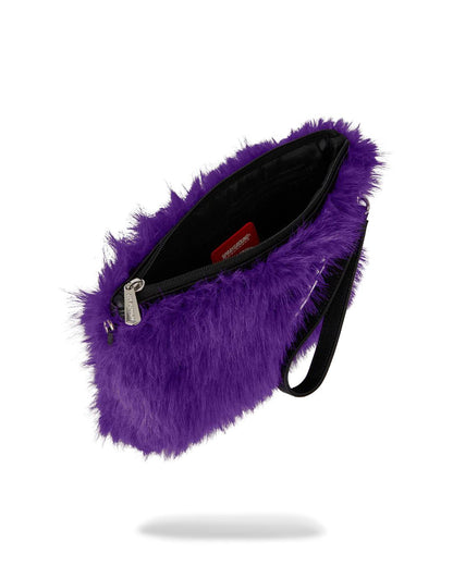 Sprayground Classic | FURZILLA SHARK (PURP) CROSSOVER CLUTCH